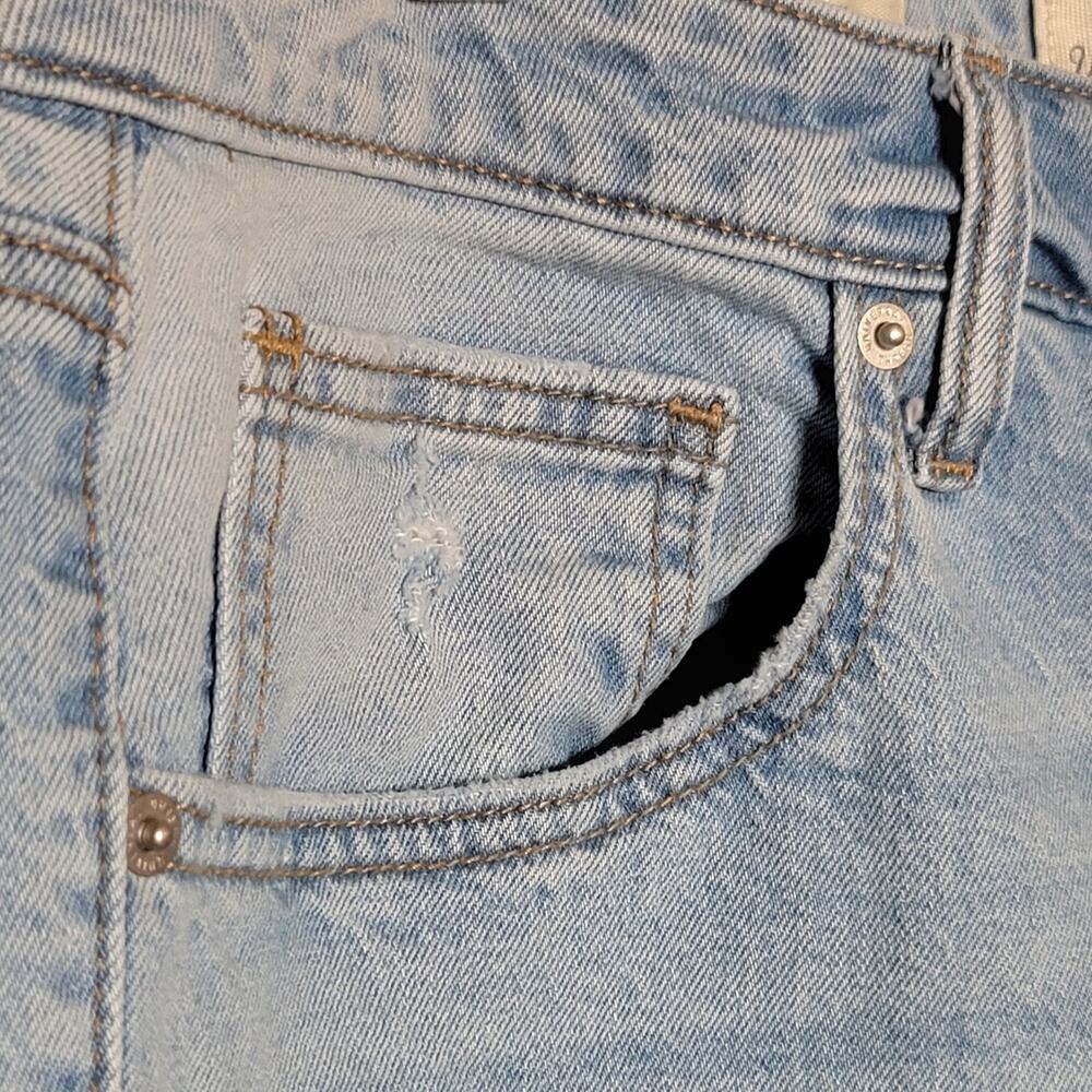 Womens Universal Thread High Rise 90s Straight Light Wash Denim Jeans Sz: 17R - Picture 5 of 16